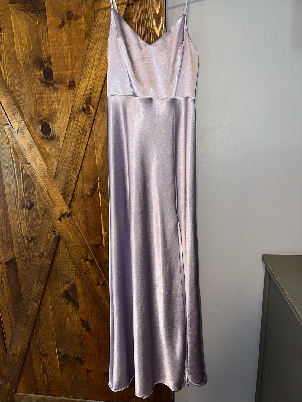 Shiny Satin Dress